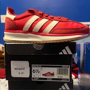 adidas RUN 70s 2.0 Red with White Stripes